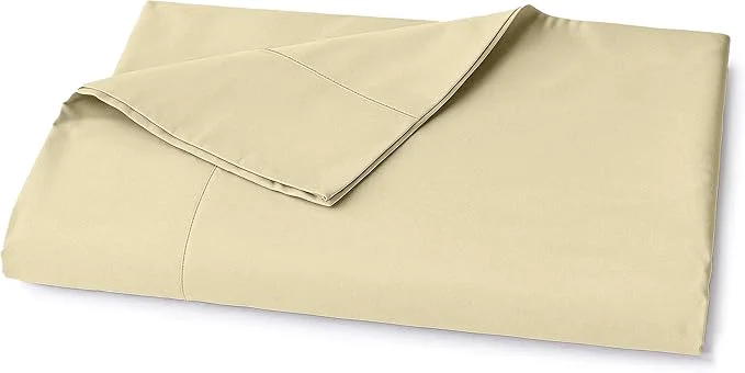 Authentic Lane Linen Organic Cotton Twin XL Size Flat Sheet Only Flexible