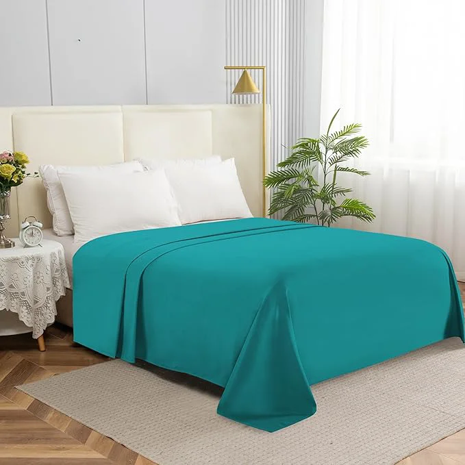 Detailed Elegant Comfort Premium Hotel Quality 1-Piece Flat Sheet Luxury Softest 1500 Authentic