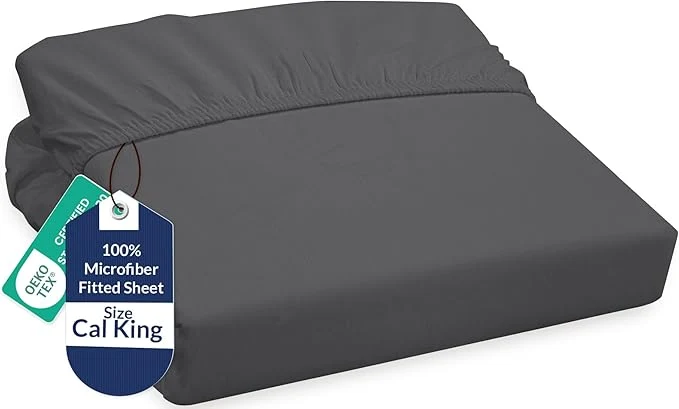 Convenient Royale Linens Fitted Sheet California King Sophisticated