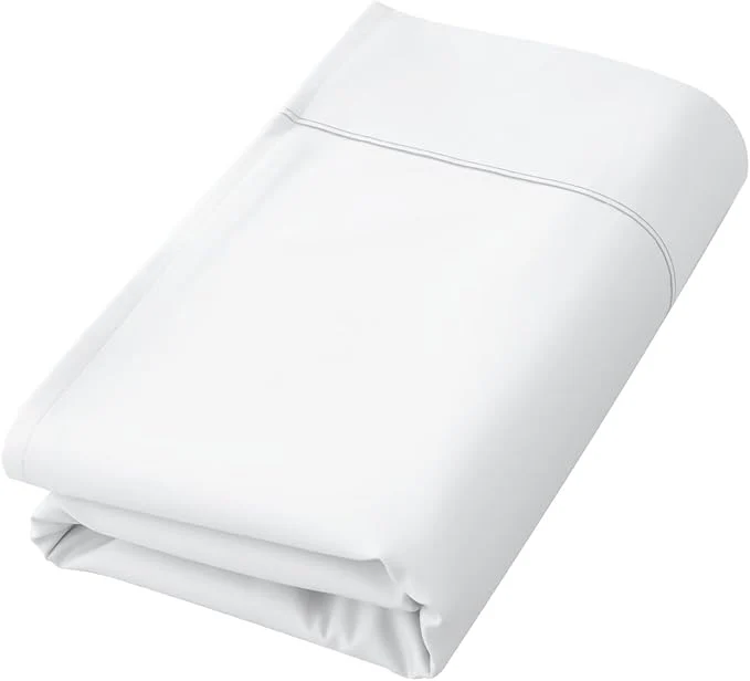 World-Class Cotton Flat Sheets Only 600 TC Cotton Flat Sheet Top Sheet Only Queen High-End