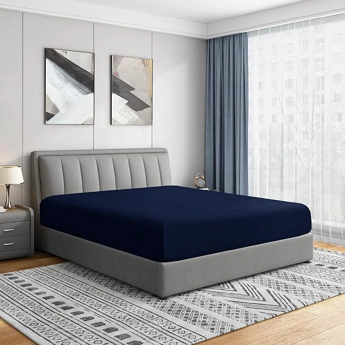 Quality Cathay Home King Fitted Sheet Detailed