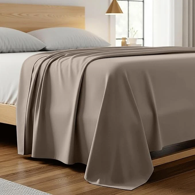 First-Class Mellanni King Size Flat Sheet Eco-Friendly