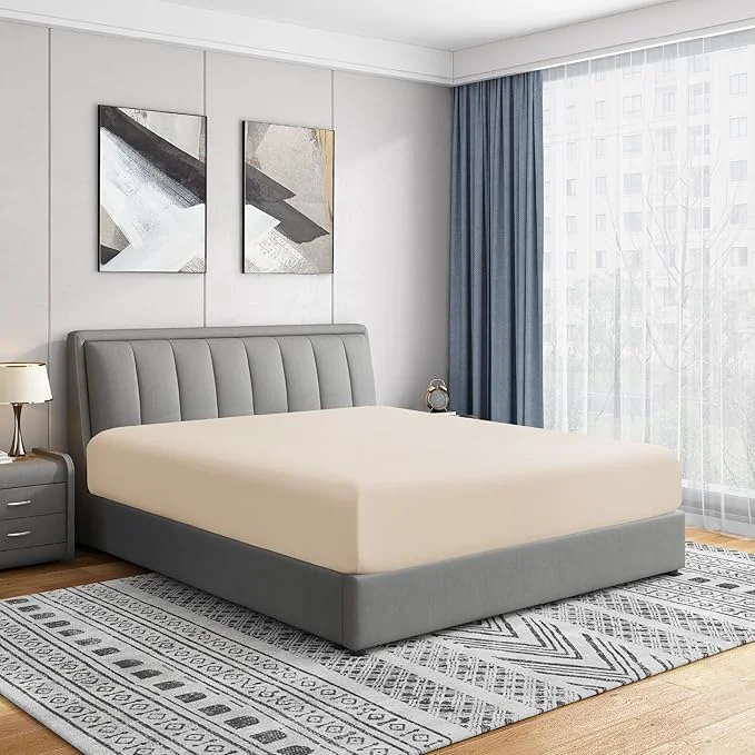 Versatile Cathay Home Full Fitted Sheet Breathable