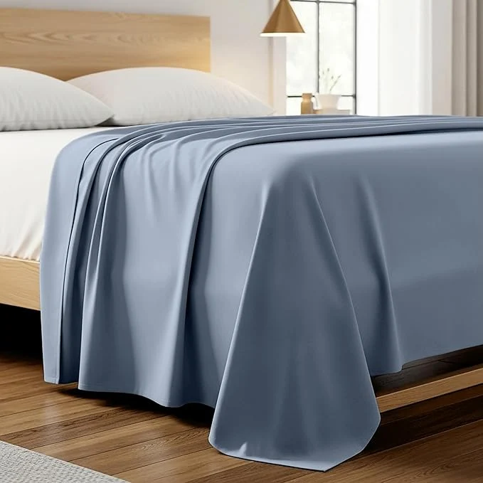 Secure Mellanni Queen Size Flat Sheet Recyclable
