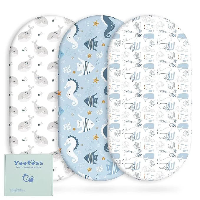 Smart Yoofoss Bassinet Sheets for Baby Baby Delight Angelbliss Soft Breathable Traditional