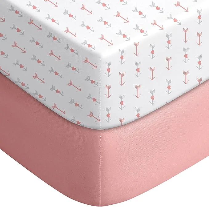 User-Friendly Yoofoss Baby Crib Sheets for Boys Girls Fitted Crib Sheet 2 Pack for Standard Classic