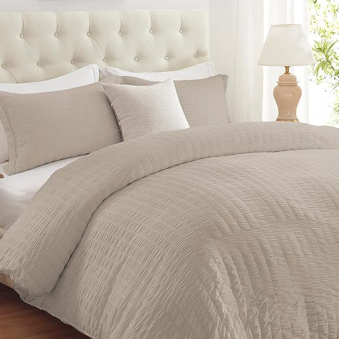 Healthy Cozyide Linen Duvet Cover Full Size 3 Pieces Bedding Duvet Covers Soft Recyclable