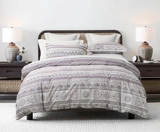 Traditional SLEEPBELLA Boho Chic Striped King Size Duvet Cover Set Proven