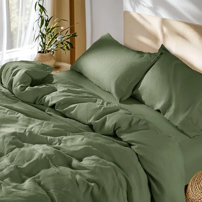 Sustainable SONORO KATE French Linen Duvet Cover King Size Soft Breathable Optimized