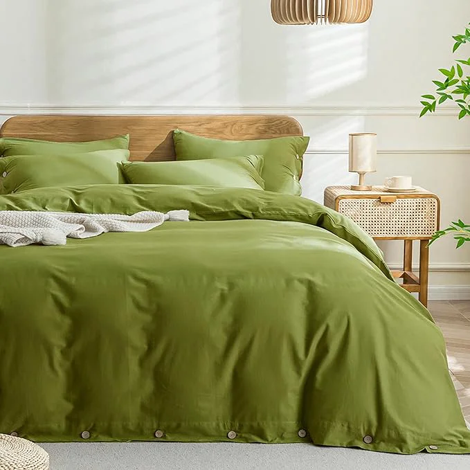 Clean JELLYMONI Christmas Duvet Cover Full Size Green
