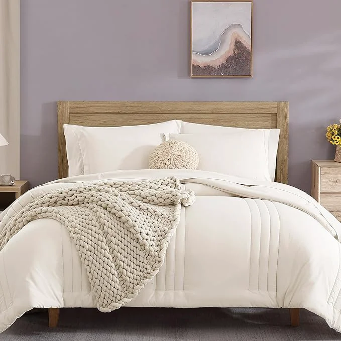 Clean Monbix California King Size Comforter Set Enhanced