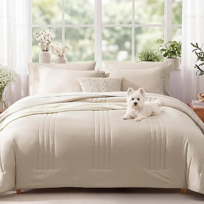 Contemporary Monbix Oversized Queen Comforter Set Stylish
