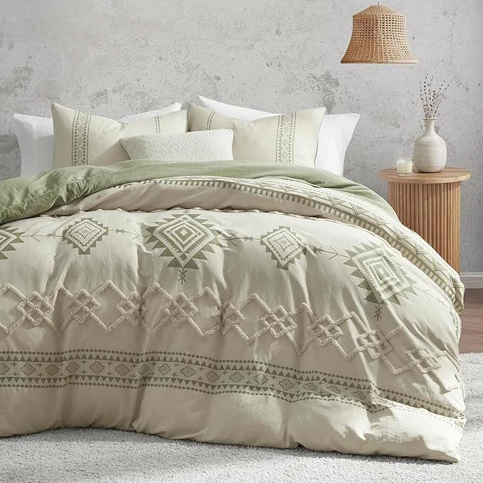 Elegant Oli Anderson Boho Duvet Cover Set Queen Size Durable and Super Soft Duvet Effective