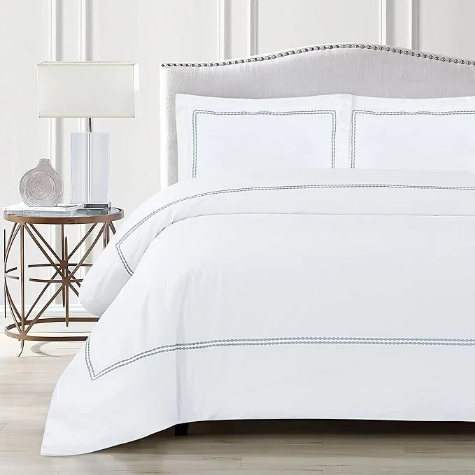Minimalist Dreamology White Duvet Cover Luxury Hotel Quality Bedding Set Cotton Innovative