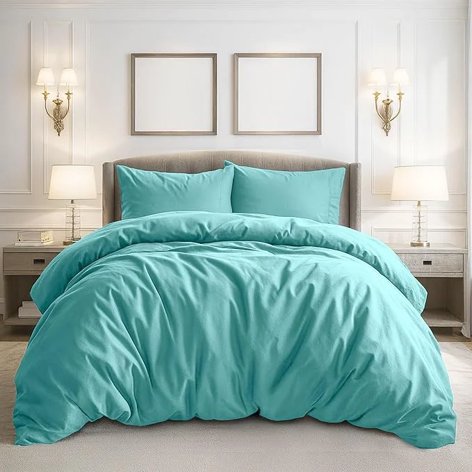 Green Pure Bedding Duvet Cover King Size Recyclable