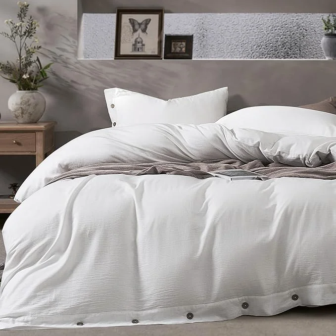 Authentic JELLYMONI Washed Cotton Duvet Cover Eco-Friendly