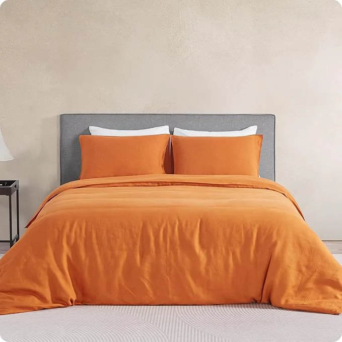 Durable DAPU Linen Duvet Cover Set Reusable