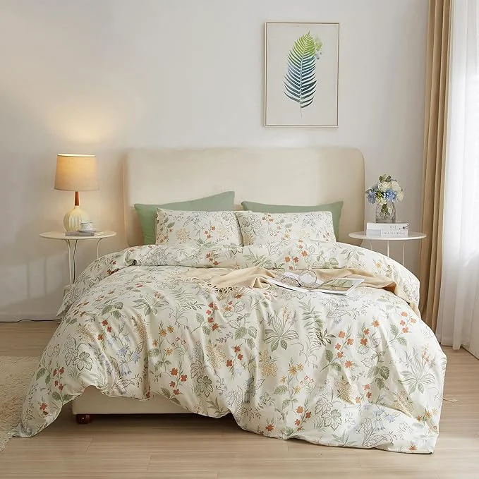 Flexible mixinni White Duvet Cover Set Secure