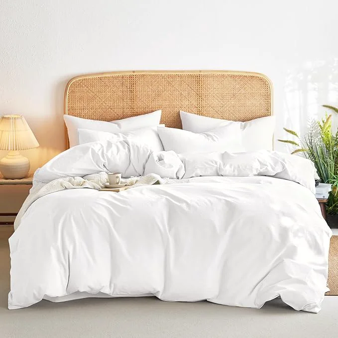 Fine Crafted Wake In Cloud – Cotton Duvet Cover Set King Size Washed Cotton Linen Sophisticated