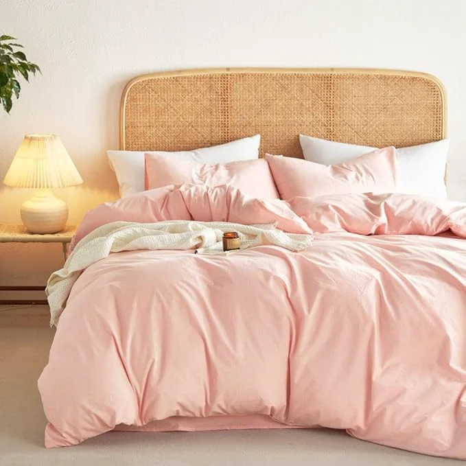 World-Class Wake In Cloud – Cotton Duvet Cover Set Full Size Washed Cotton Linen Unique
