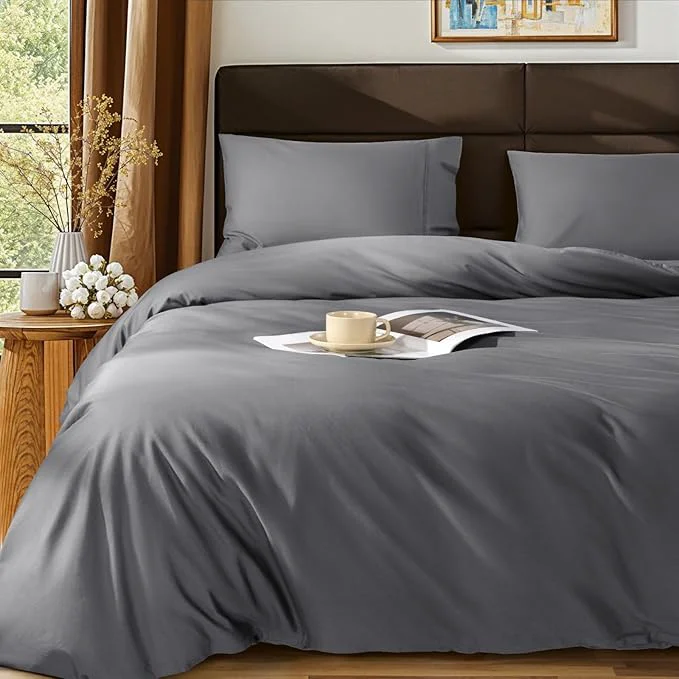 Fine SONORO KATE Egyptian Cotton Duvet Cover Queen Size 1000 Thread Count High-End