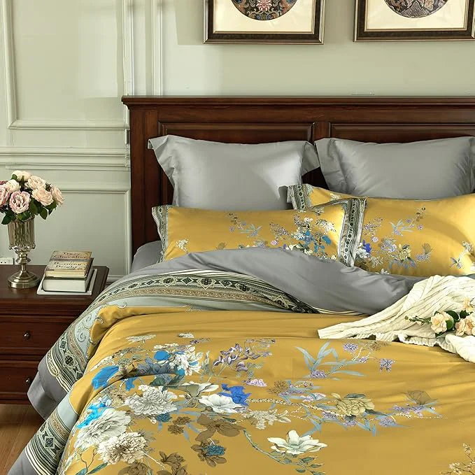 High-End mixinni Queen Size Duvet Cover Set Convenient