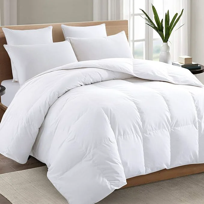 Classic TEXARTIST Premium 2100 Series Full Comforter All Season Breathable White Official