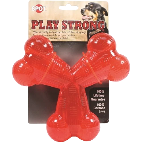 Long-Lasting Spot Play Strong Rubber Y Bone 6 in. Authentic