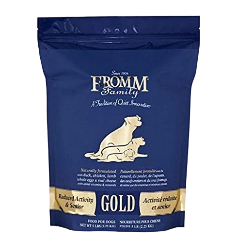 Healthy Fromm Gold Reduced Activity Senior Dry Dog Food 30 lb. Green