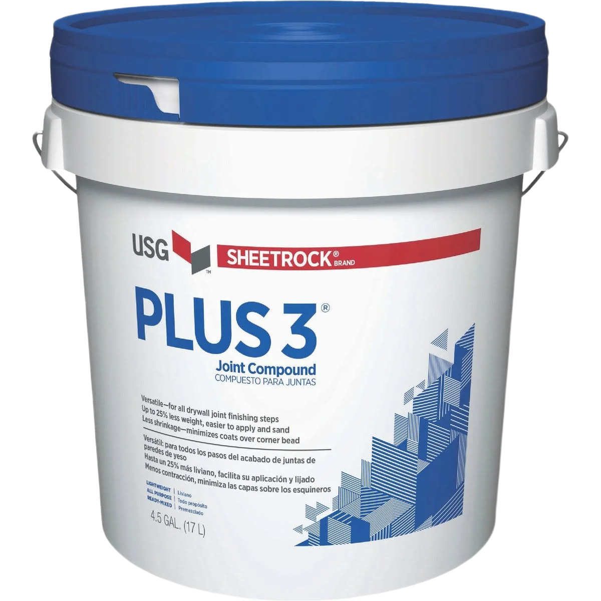 Specialty Sheetrock Plus 3 Pre-Mixed Lightweight All-Purpose Drywall Joint Compound Safe
