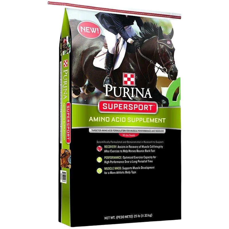 Stylish Purina Feed Super Sport Amino Acid Supplement for Horses 25 lb. High-Grade
