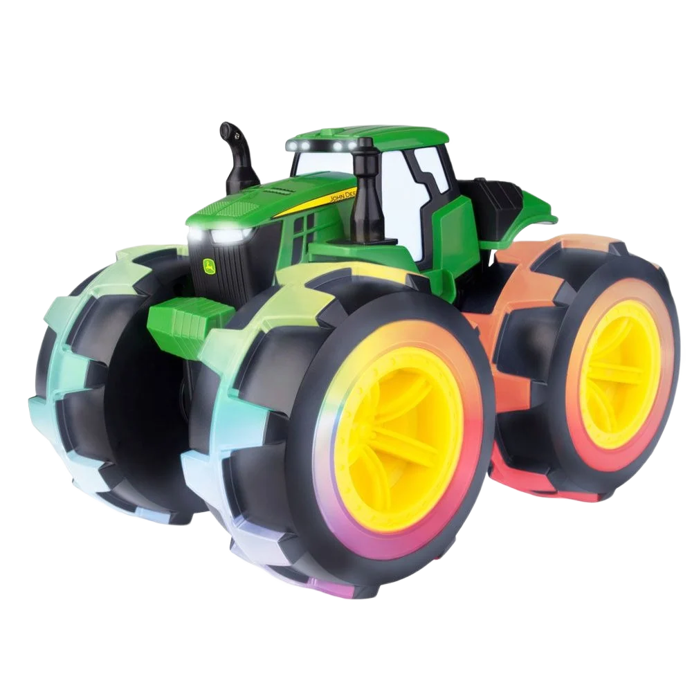 Professional Tomy John Deere Monster Treads Lightning Wheels Tractor Fashionable