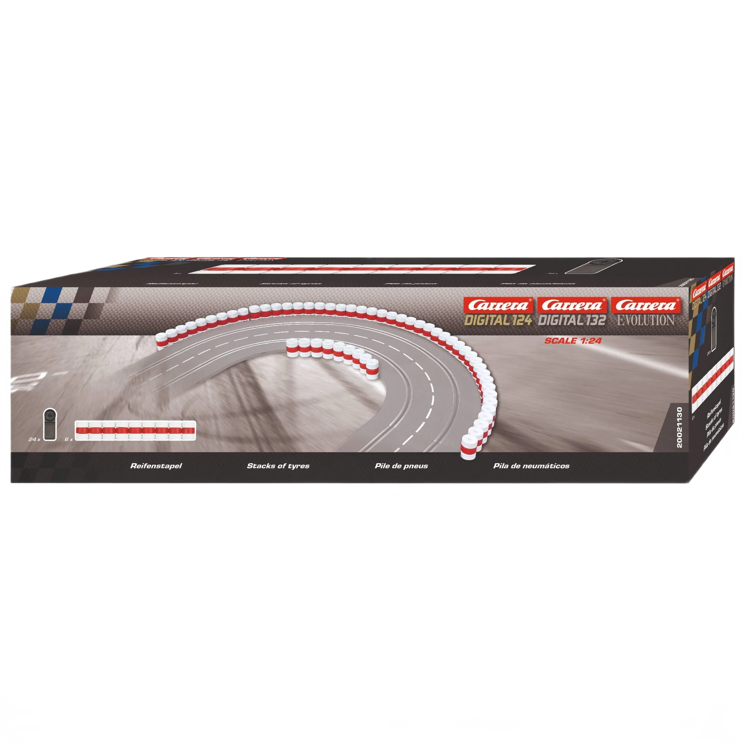 Traditional Carrera Tire Stacks Minimalist