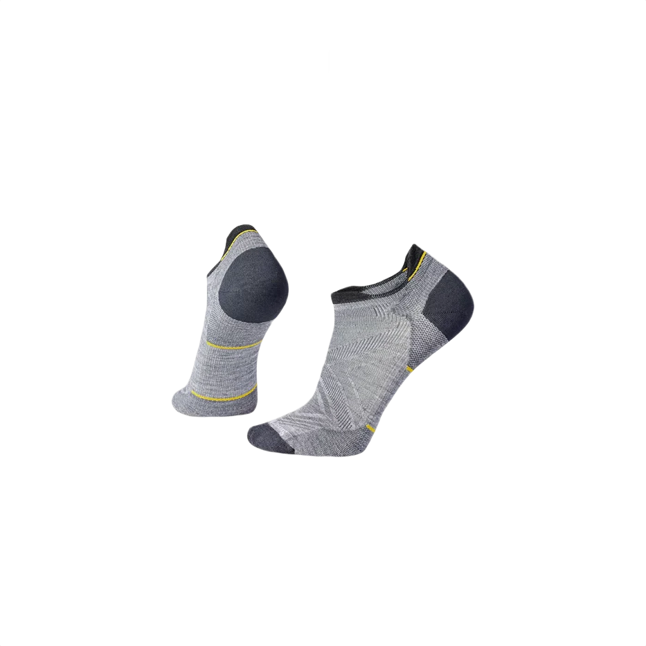 Fine Smartwool Medium Light Gray Run Zero Cushion Low Ankle Socks Advanced