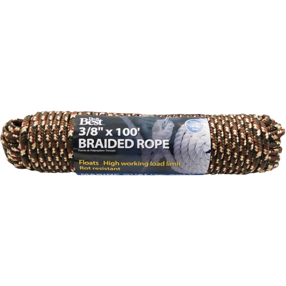 Original Do it Diamond Braided Polypropylene Packaged Rope Superior