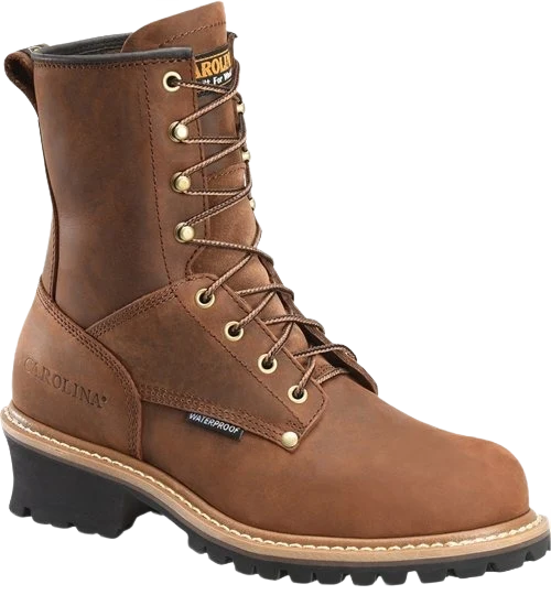 Exceptional Carolina Men’s Elm Waterproof Logger Boots Size 12D Recyclable