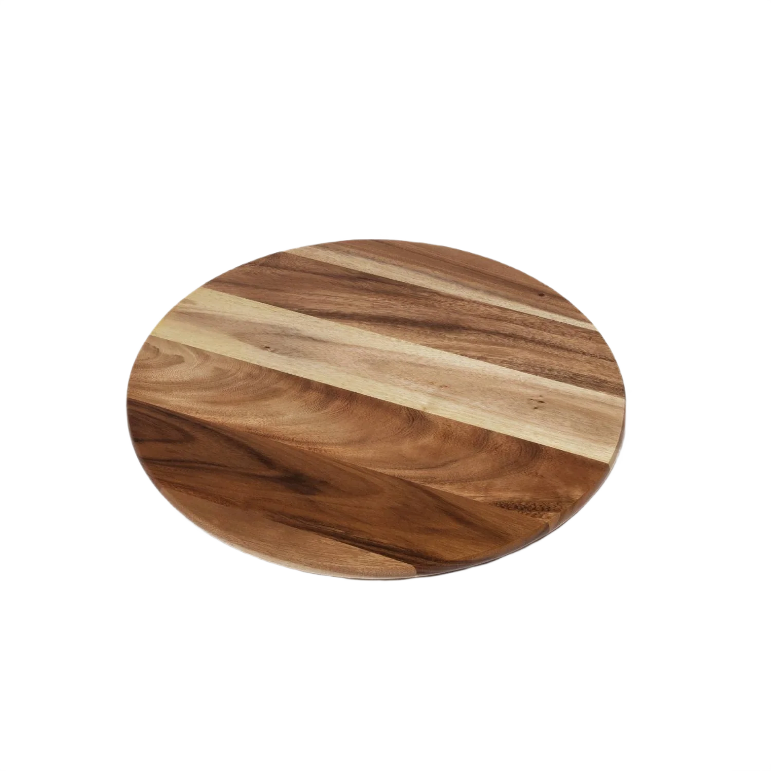 Optimized Lipper Acacia Natural Finish Grand Turntable 20 in. Enhanced