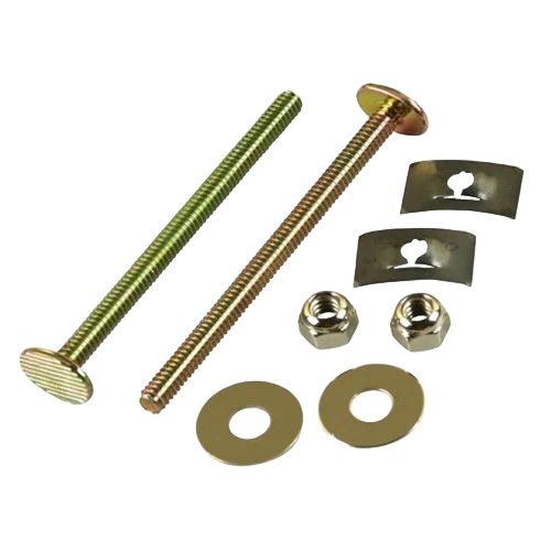 Enhanced Danco 1 4 x 3-1 2 Brass Closet Bolts with Nuts and Washers 2-Pk Stylish