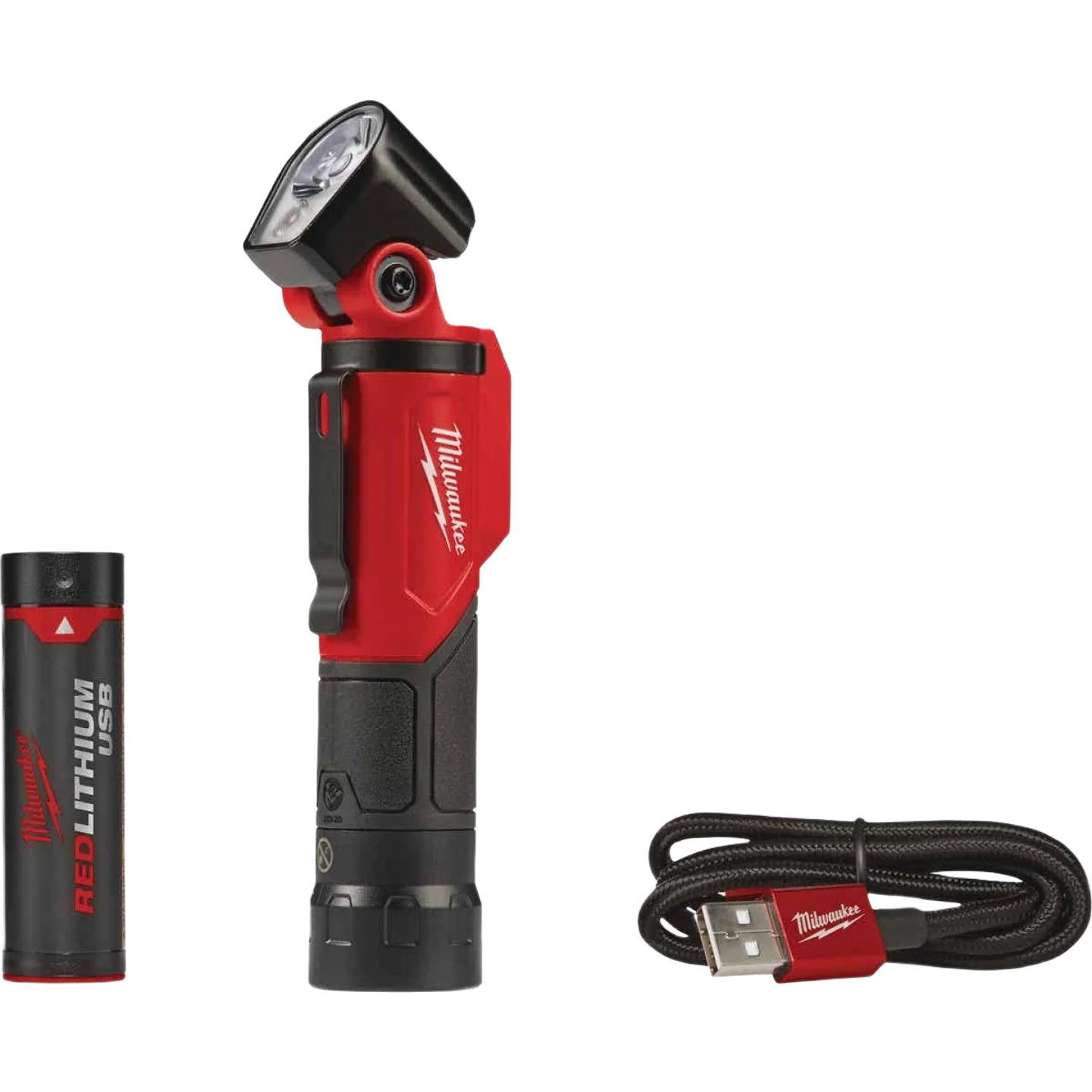 Environmentally Friendly Milwaukee REDLITHIUM™ USB Pivoting Flashlight Safe