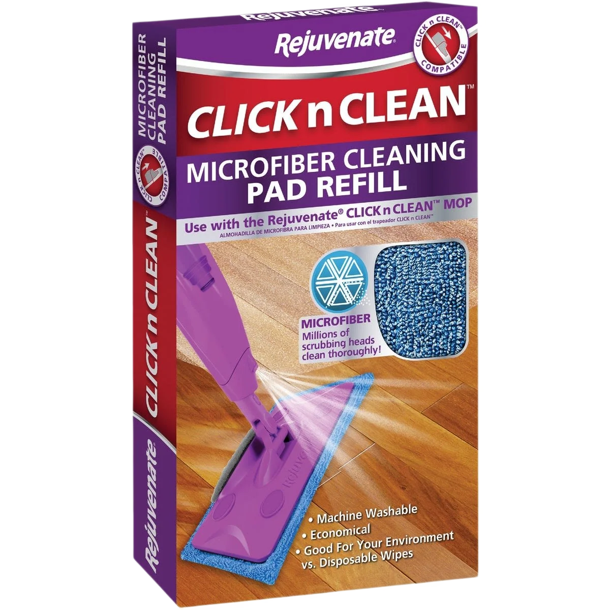 Sustainable Rejuvenate Microfiber Cleaning Pad Mop Refill Responsible