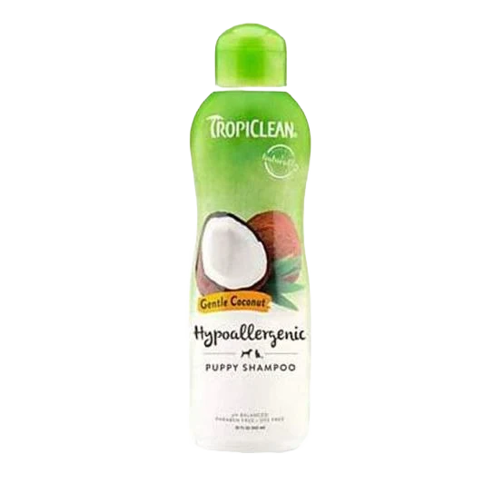 Solid TropiClean Coconut Hypoallergenic Puppy Shampoo 20 oz. Soft
