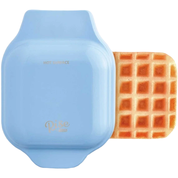 Casual Rise By Dash Light Blue Mini Waffle Maker 4 in. Outstanding