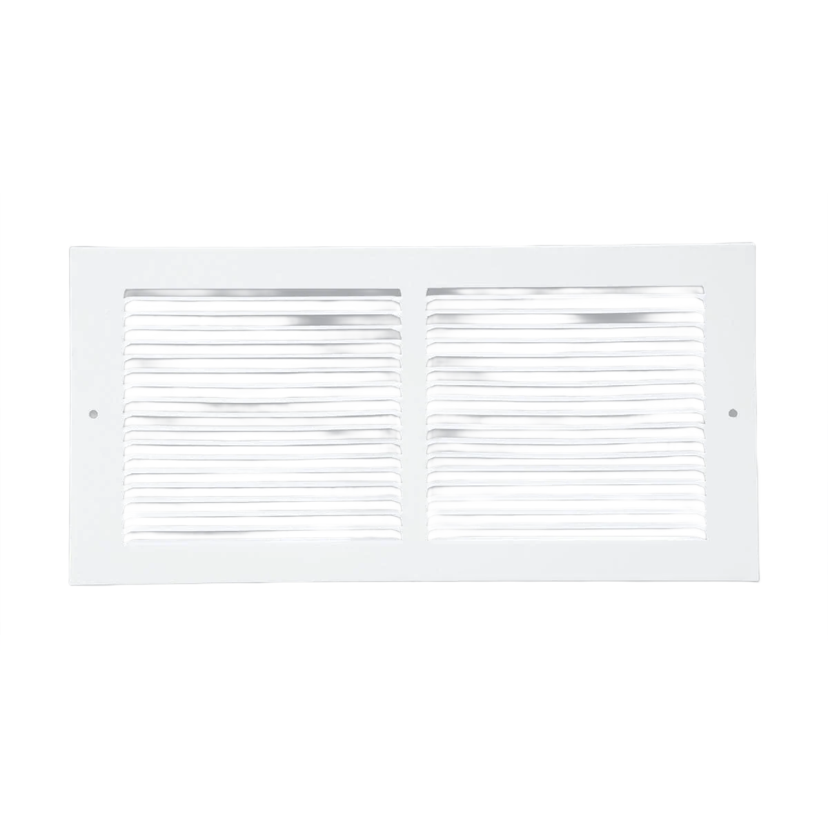 Excellent Home Impressions 6 in. x 14 in. Steel Baseboard Grille White Traditional