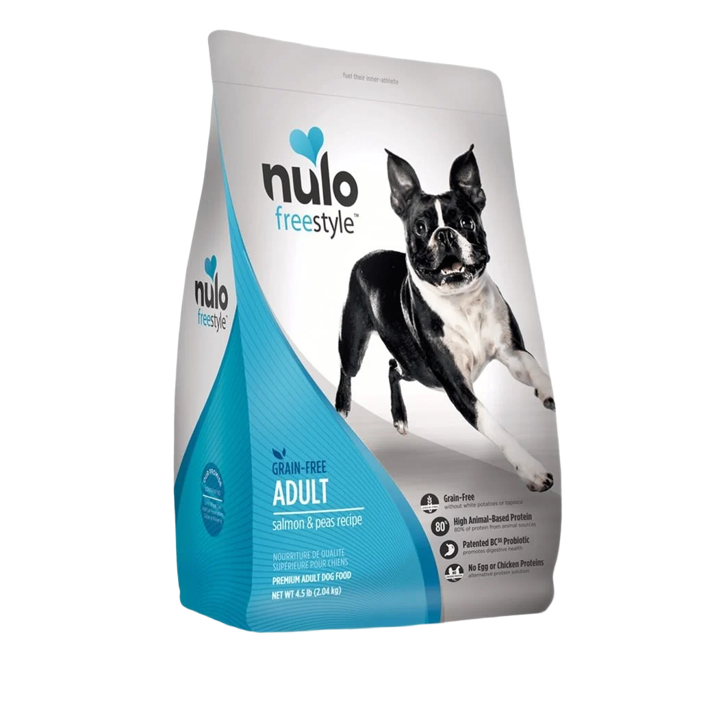 Original Nulo style High-Protein Salmon Peas Adult Dry Dog Food 4.5 lb. Comfortable
