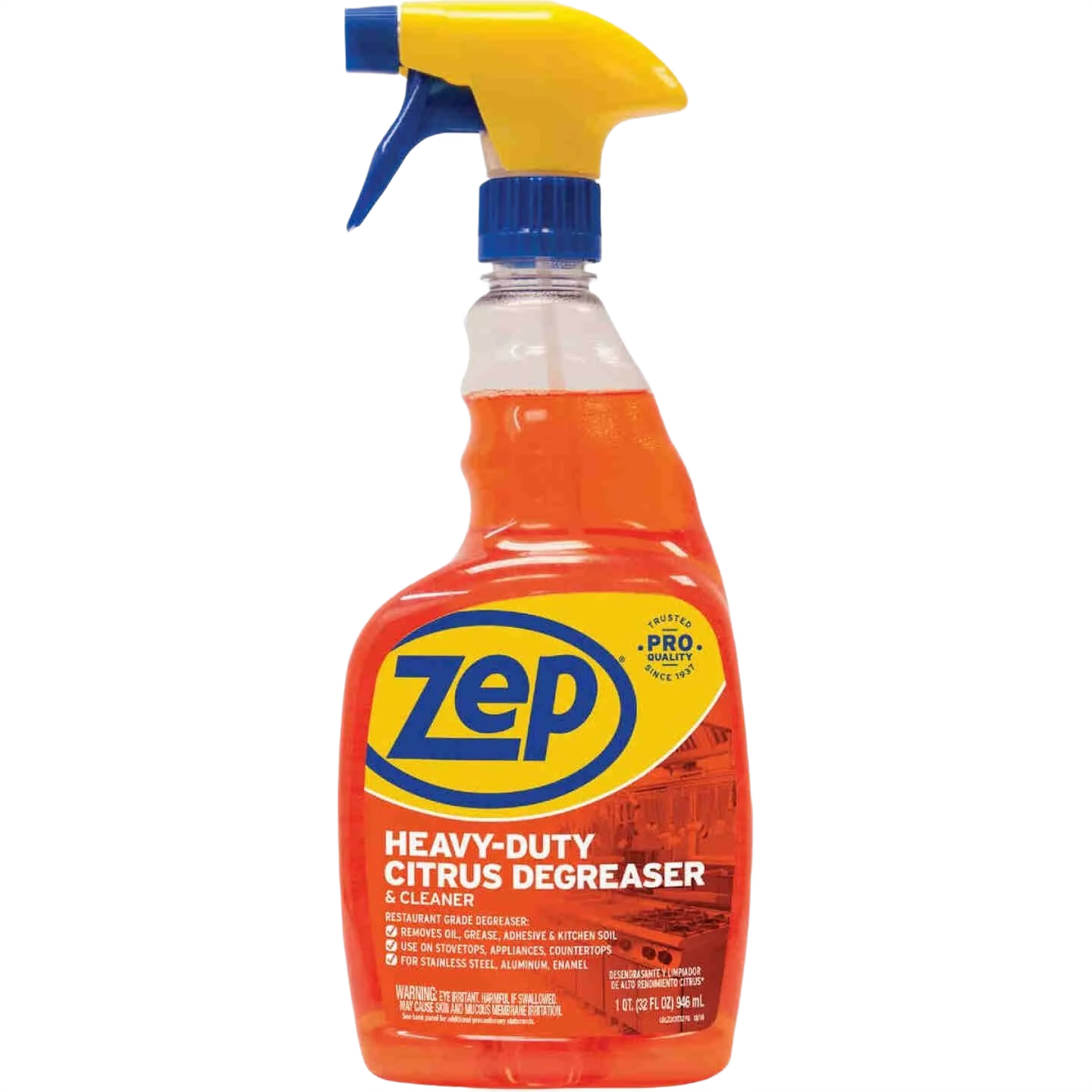 Convenient Zep Citrus Liquid Cleaner and Degreaser 32 oz. Traditional