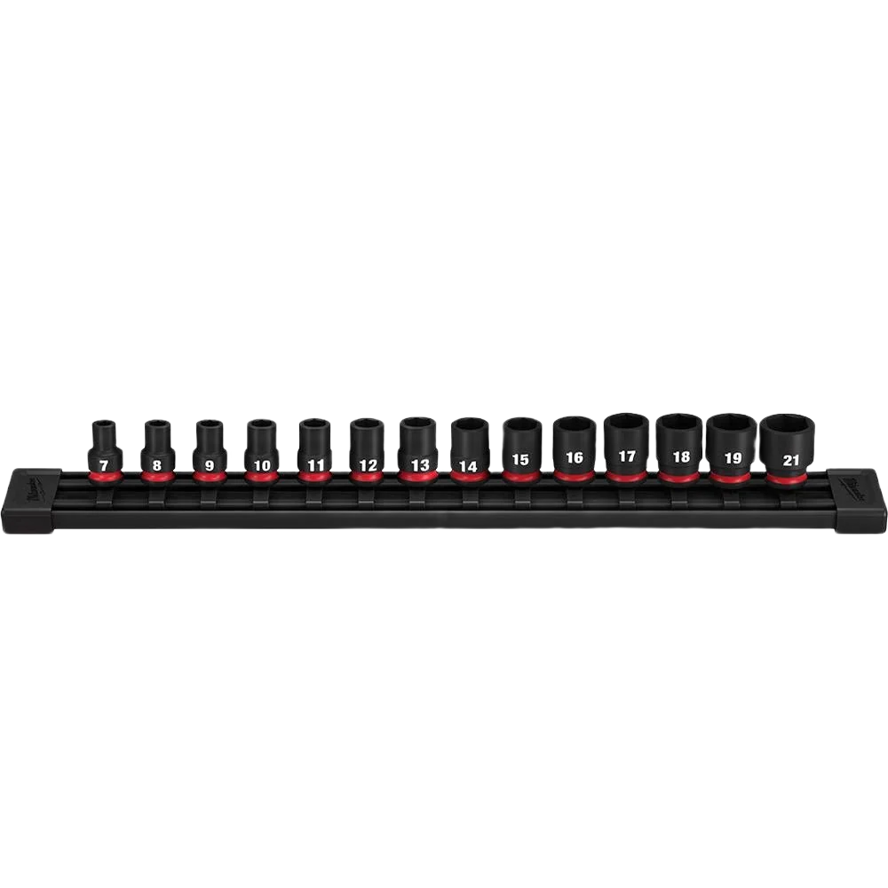Casual Milwaukee SHOCKWAVE™ Impact Duty™ 14-PC 3 8 Drive Metric Standard 6 Point Sockets Verified