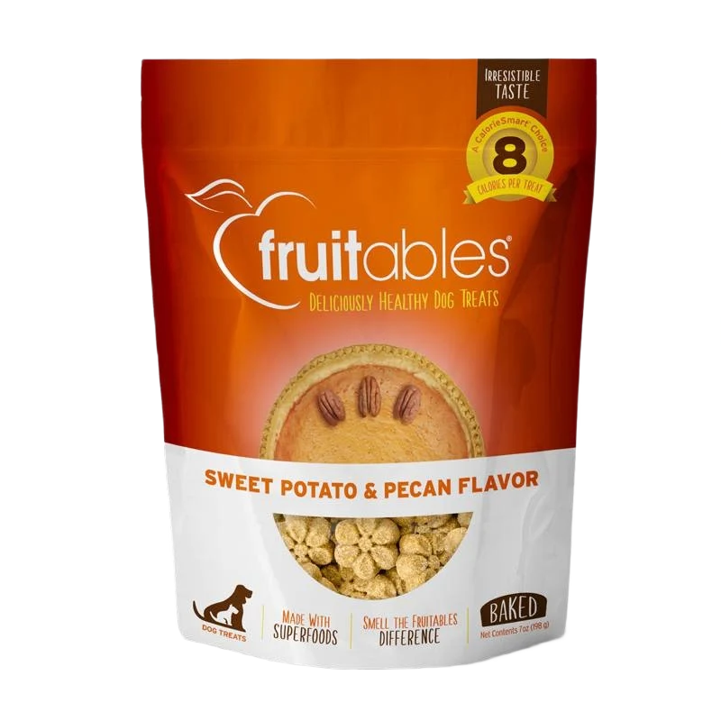 First-Class Fruitables Sweet Potato Pecan Flavor Baked Dog Treats 7 oz. Eco-Friendly