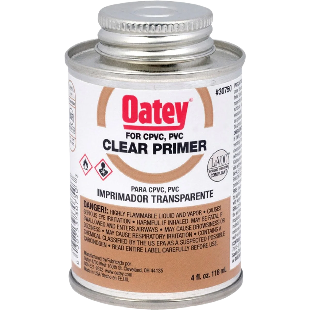 Modern Oatey 4 Oz. Clear Primer PVC Cement Exclusive