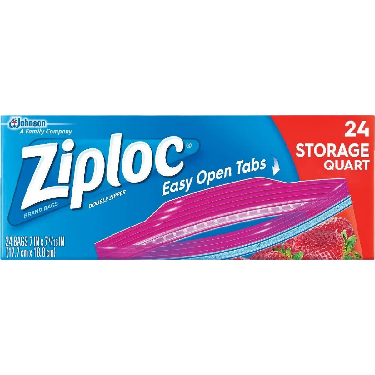 Verified Ziploc 1 Quart Food Storage Bags 24-Pack Trendy