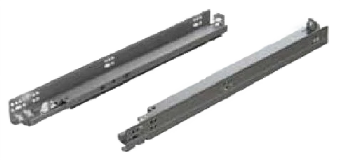 Solid Blum 21 in. Tandem Slides Blumotion Authentic
